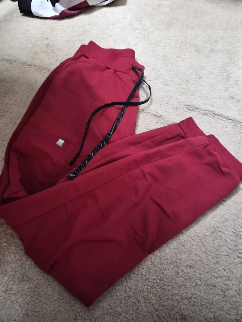 Fabletics High Wasited Christmas Red Scrubs